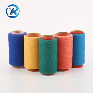 Оптовая продажа: Индивидуальная окрашенная, экологичная, перерабатываемая хлопково-полиэстеровая пряжа высокого качества на заказ - Product Image 1