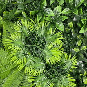 Muro di erba artificiale di <span class=keywords><strong>legno</strong></span> della pianta verde dell'aria idroponica d'attaccatura diretta della manifattura per i giardini domestici - Product Image 3