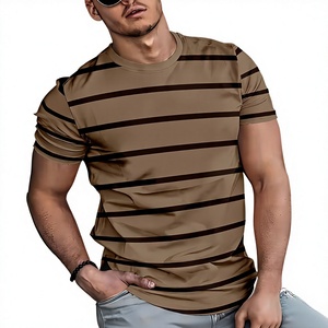 Men's Casual T-Shirt Short Sleeve O-Neck Digital Print Beach Surf Design Regular Fit 100% Cotton Jersey Breathable Front Custom - Product Image 4
