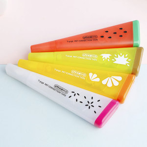 Cinta de corrección de <span class=keywords><strong>estilo</strong></span> triangular, suministros de papelería bonitos para estudiantes, tipo bolígrafo, cinta de corrección, cubierta de Error, tarjeta de Blíster - Product Image 1