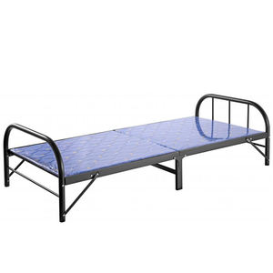 Werksverkauf Stahl möbel Starker Rahmen Optionale Größe Faltbares Metall bett Metallrahmen bett Einzel bett rahmen Metall - Product Image 1