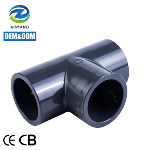 <span class=keywords><strong>PVC</strong></span>高圧耐薬品性3方向T字継手 DIN規格パイプおよび継手 20mm-200mm - Product Image 1