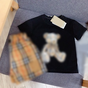 Venta al por mayor de verano con el patrón del oso Impreso Hermana y Hermano Niñas Boutique Camiseta de manga corta Pantalones cortos <span class=keywords><strong>Deportes</strong></span> de ocio - Product Image 2