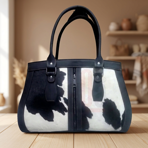 Women's Natural Genuine Leather Clutch Girls B.S INTERNATIONAL Custom Branded Logo Stripe Design Zipper Vintage Waterproof Large - Product Image 5
