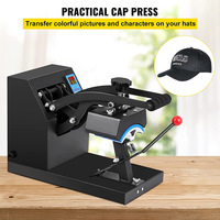 Machine de transfert thermique pour casquettes de golf, machine de pressage de chapeaux par sublimation thermique pour le transfert d'images et de caractères colorés