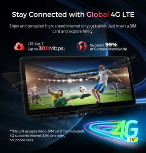 Autoradio Android XTRONS 15,8 pouces 6+64 Go Qualcomm 665 1920x720P DSP Global 4G pour Benz Classe GLK X204 LHD GPM5440GLKL/GPM5445GLKL - Product Image 2