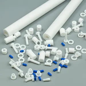 Supply F4 Te Flon Cutting Board Fittings Heat Resistant Cnc Machine PTFE Parts High Quality PTFE Corrugated Pipe