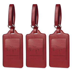 Etiquetas de Equipaje Creativas de Cuero PU para Maletas, Etiqueta Divertida para Equipaje con Diseño de Avión, Identificador de Maletas de Viaje - Product Image 1