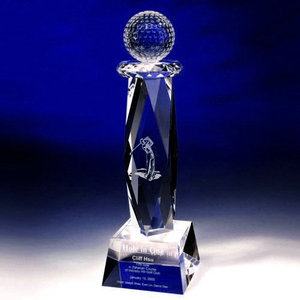 <span class=keywords><strong>Elegante</strong></span> Trofeo a Colonna con <span class=keywords><strong>Sfera</strong></span> di Cristallo - Premio per Riconoscimenti Aziendali e Tornei Sportivi - Product Image 4