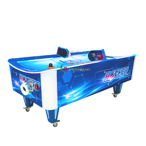 Machine de hockey sur air commerciale personnalisée à 2 joueurs, à monnayeur, surface en métal/fibre de verre/acrylique, 110V/220V, jeu d'arcade sportif pour adultes - Product Image 3