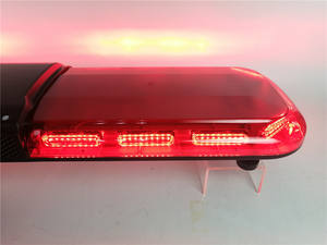 Barre lumineuse d'avertissement rouge ECE R65 de 48 pouces, barres lumineuses d'urgence utilisées pour les pompiers, les ambulances, les camions de remorquage, les véhicules de sécurité - Product Image 6
