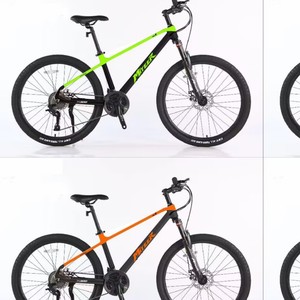 Vélo de montagne Miteer 24 pouces, cadre en alliage d'aluminium, fourche à suspension, vélo unisexe pour adultes avec selle confortable - Product Image 2