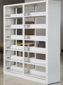 Libreria in Acciaio Resistente, Scaffale Metallico Regolabile <span class=keywords><strong>per</strong></span> Scuola/<span class=keywords><strong>Ufficio</strong></span>, Unità di Stoccaggio in Acciaio Durevole - Product Image 3