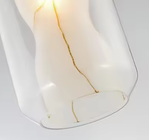 Zeal Lighting Último diseño E27 Luz decorativa para dormitorio Luz colgante de vidrio blanco - Product Image 6