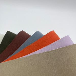 หนังหมูแยกชั้น ขัดเงา หนังกลับสีพื้น วัสดุสำหรับทำกระเป๋าถือ - Product Image 1