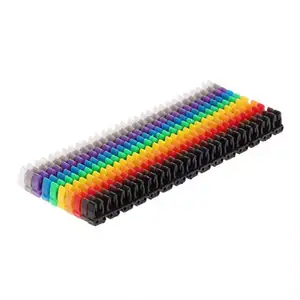 MG Colorful cable marker strips clip cable label tags