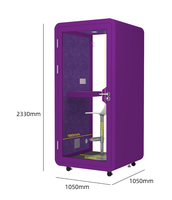 Cabines de bureau portables pour vidéoconférences, cabines acoustiques commerciales pour réunions, studio insonorisé, cabine téléphonique personnalisée