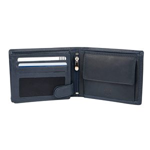Cartera de cuero genuino para hombre, monedero negro con bloqueo RFID, tarjetero para uso diario, verano 2023 - Product Image 4