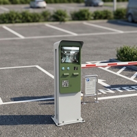 Kiosques d'information et de paiement de stationnement multifonctionnels automatiques en libre-service avec écran tactile extérieur, boîtier métallique, SDK, sur pied