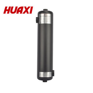 HUAXI fábrica al por mayor negro <span class=keywords><strong>piscina</strong></span> bomba de calor 1-10 metros cuadrados intercambiador de calor <span class=keywords><strong>tubular</strong></span> mejora la temperatura del agua - Product Image 2