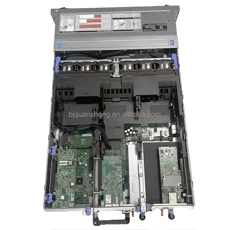 Server r740 2U Rackmount mendukung banyak kartu grafis