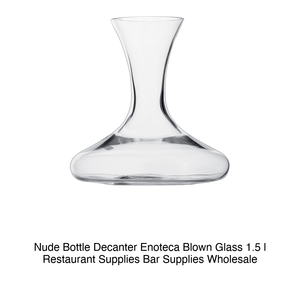 เหยือกไวน์ Enoteca ขนาด 1.5 ลิตร ทำจากแก้วเป่าด้วยมือ สูง 21.5 ซม. สีเนื้อ - Product Image 2