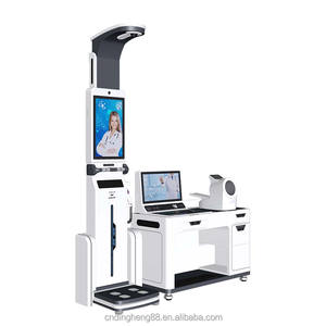 เครื่องชั่งน้ำหนักทางการแพทย์สำหรับโรงพยาบาล XINDINGHENG รุ่น DHM-T600 <span class=keywords><strong>วัด</strong></span>ไขมันในร่างกาย <span class=keywords><strong>ความ</strong></span>แม่นยำ 0.1 กก. หน้าจอสัมผัส LCD HD ขนาด 24x21.5 นิ้ว โครงสร้างเหล็ก - Product Image 2