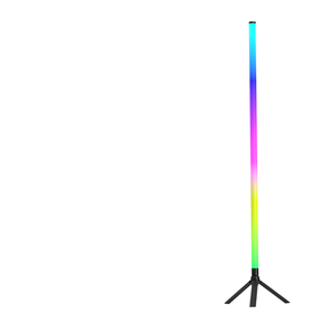 Modern LED <b>RGB</b> Corner Standing Lamp Music Sync USB-Powered PVC Body DIY White Bedroom Living Room Gaming Office Use App <b>Control</b> - Product Image 1