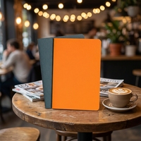 Carnet personnalisé A5 à couverture souple cousue, couleurs pastel, journal coloré pour l'école ou le bureau avec option d'impression de logo