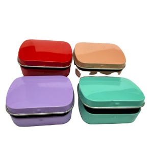 Wholesale small moq customized logo packing mint tin boxes,mint bonbons tin box