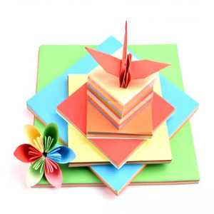 Venta al por mayor personalizado guardería 100 hojas 10 colores niños usados DIY hecho a mano colorido plegable PAPEL DE <span class=keywords><strong>Origami</strong></span> - Product Image 2