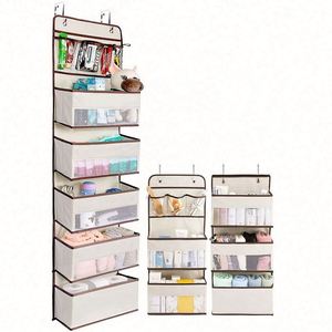 Organizador de Puerta con 6 Estantes, 1 se Divide en 2, Organizador Colgante para Puerta - Product Image 1