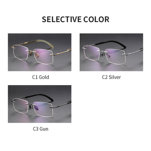 Kacamata Bingkai Optik HS921A029 Tanduk Kerbau Baru Berkualitas Tinggi untuk Pria - Product Image 3