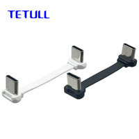 Câble de charge rapide PD double tête coudée Type-C (même direction) et double tête en T (direction différente) pour téléphone Android, directement de l'usine