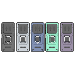 Chống sốc nhựa cứng PC Ống kính bảo vệ điện thoại di động bìa với chân đế chủ cho Redmi <span class=keywords><strong>A3</strong></span> 4G - Product Image 6