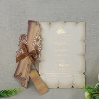 En stock, invitations de mariage rustiques, bon marché, vintage, style ancien anglais, avec étiquette