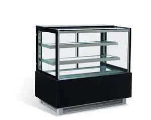 Pastry Bakery Bread Display Fridge Table Top Vertical Display Cake Chiller Showcase Refrigeration Equipment