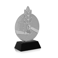 Nouveau trophée métallique personnalisé de meilleure qualité, gravure en forme de riz, prix du trophée honneur pour souvenir, cadeau d'affaires