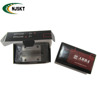 Rails de guidage linéaires radiaux à charge lourde ABBA BRH20B, rails de guidage linéaires carrés de 20 mm pour machine de fraisage CNC et centre d'usinage