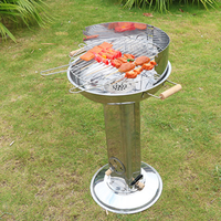 Camping en plein air Portable Tandoor Gril Jetable Fumeurs Gril bbq Fournitures Barbecue Au Charbon De Bois