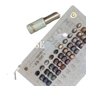 Nouvelle sortie SheXiaKaiShe, ensemble de vernis à ongles en gel brun œil-de-chat en bois de santal, 10 couleurs, mini kit pour salons de manucure - Product Image 5