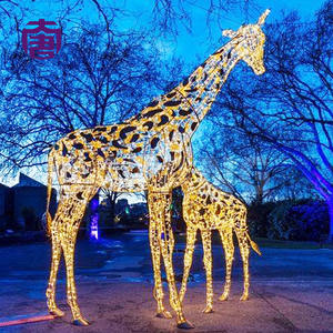 Reno Navideño Decorativo de Metal para Jardín Exterior, con Marco de Alambre, 3D, con Luces LED IP65 - Product Image 4