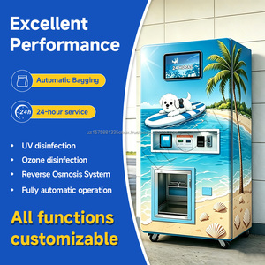 Máquina expendedora de hielo totalmente automática, equipada con sistema automático de embolsado y sellado, apta para autoservicio en exteriores 24/7. - Product Image 3