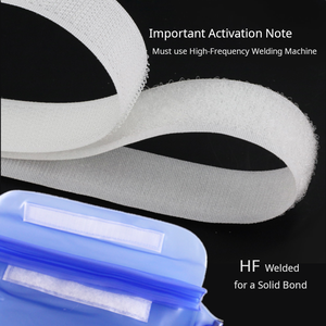 شريط فيلكرو عالي التردد من البولي فينيل كلوريد - فيلكرو قابل للحام بالتردد العالي للسيارات والمعدات الخارجية ولصق أقمشة البولي فينيل كلوريد - Product Image 2