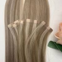 Fasimei Bande de cheveux cambodgiens indiens bruts dans les extensions avec outils de colle pour une application facile Cheveux humains de haute qualité