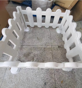 Valla de juegos blanda popular blanca y rosa de PE resistente para fiestas, eventos infantiles, cumpleaños, uso interior, con puerta y valla blanca - Product Image 3