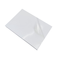 Papier autocollant transparent en vinyle PET de haute qualité A4 70% 100% transparent, imprimable, auto-adhésif, imperméable, compatible avec les imprimantes jet d'encre et laser