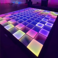 Effet 3D Miroir Abyssal Plancher de Danse LED pour Mariages, Événements, Spectacles, Boîtes de Nuit