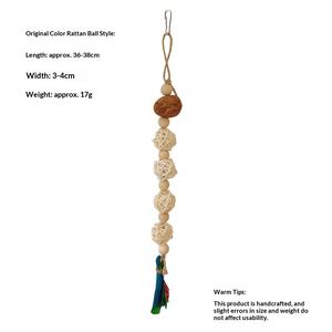 Peony Toys Bunte Ranken-Ballastkraut-Beißspielzeuge für <span class=keywords><strong>Hamster</strong></span> zur Linderung von Langeweile und Zahnpflege, Kleintierbedarf - Product Image 4