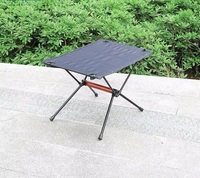 Table de camping pliable portable en alliage d'aluminium Design moderne pour les voyages et les pique-niques en plein air